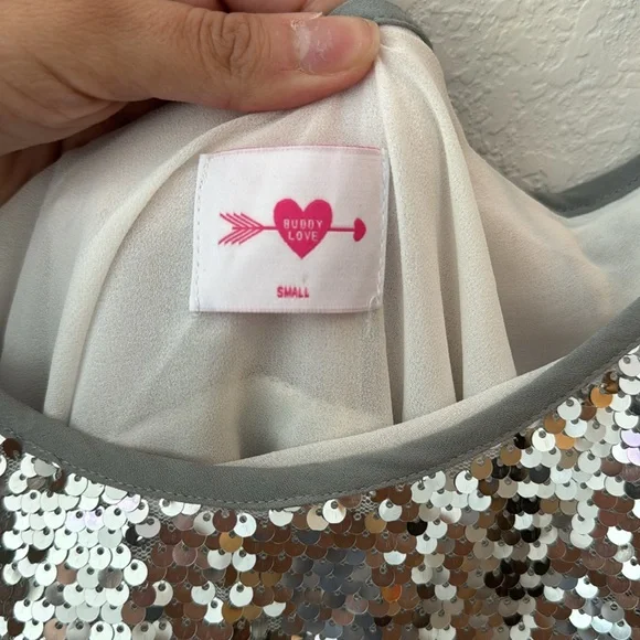 Sparkly boutique dress size S - Picture 3 of 5